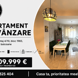 Rahova, etj. 4/10, bloc 1983, stradal, 2 balcoane, Direct Proprietar